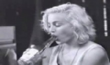 madonna with bottle
